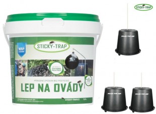 Lep na ovády STICKY-TRAP 1,5kg + 3 kbelíky