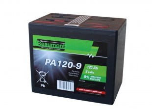 Alkalická baterie pro elektrický ohradník 9V/120Ah