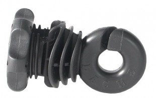 Násuvný izolátor pro ohradník pro lanka a pásky do 12mm IVABLOC s matkou (25)