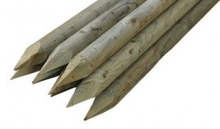 Kůl pro ohradníky dřevěný tlakově impregnovaný 