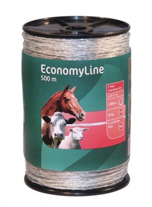 Monolanko pro elektrický ohradník NYLON 1,5mm, 500m 