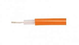 Kabel pro ohradníky s dvojitou izolací pro vysoké napětí, oranžový - metráž