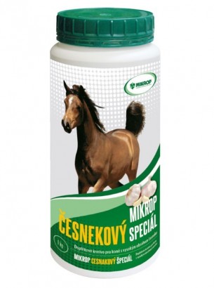 MIKROP Česnekový speciál pro koně, ovce a psy, 1kg