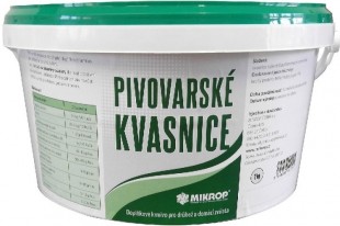 MIKROP Pivovarské kvasnice sypké pro hříbata, telata, drůbež a psy, 2kg