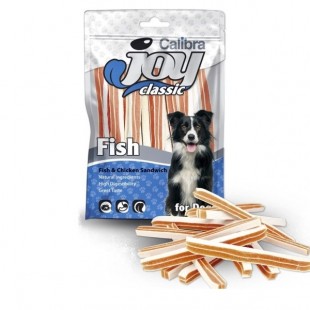 CALIBRA Joy Dog Classic Fish&Chicken Sandwich masový pamlsek 250 g NEW pro psy