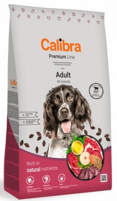 CALIBRA Dog Premium Line Adult Beef NEW pro dospělé psy