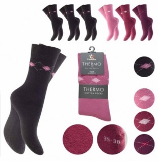 Ponožky celofroté dámské vzorované