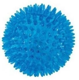 Hračka pro psy ZOLUX Ball Spike TPR s ostny, b. modrá, 8 cm