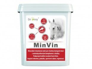Krmný doplněk DROMY MinVin s aminokyselinovým komplexem pro koně, 5kg