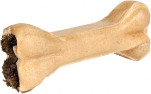 TRIXIE Buvolí kost plněná dršťkami 10 cm pochoutka pro psy bal. 2x35 g