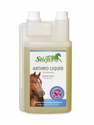 STIEFEL Arthro liquid pro koně s čertovým drápem a artyčokem na klouby, šlachy či chrupavky 1 l