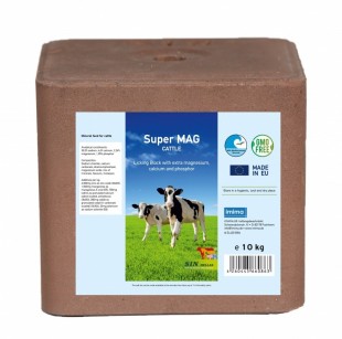 SIN Hellas Super Mag BIO minerální liz s hořčíkem, vápníkem a fosforem pro koně, skot a ovce 10kg