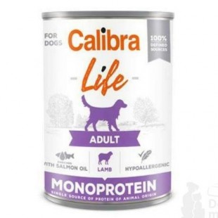 Calibra Dog Life Adult Lamb konzerva pro psy jehněčí 400g