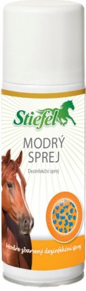 STIEFEL MODRÝ SPREJ na dezinfekci stájového prostředí 200 ml 