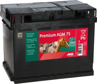 AKO Premium AGM baterie dobíjecí - akumulátor 12V/