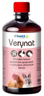 IFRAMIX Verynat doplňkové krmivo proti červům u drůbeže a králíků 500ml
