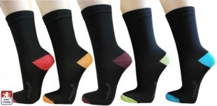 Ponožky PONDY elastické barevná pata a špice dámské