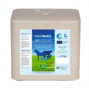 SIN Hellas Calciblok minerální liz s extra porcí vápníku pro březí a kojící zvířata 10kg