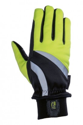 HKM Reflective jezdecké zimní rukavice