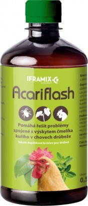 IFRAMIX Acariflash doplňkové krmivo pro drůbež proti čmelíkům 500ml
