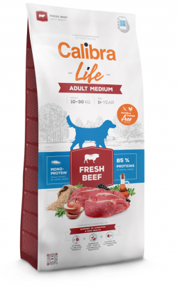 CALIBRA Dog Life Adult Medium Fresh Beef pro dospělé psy středních plemen