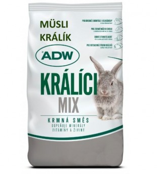 ADW MÜSLI KRÁLÍK doplňkové krmivo pro králíky 10kg