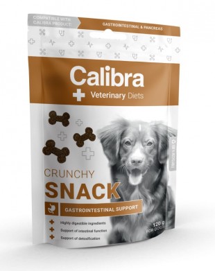 CALIBRA VD Dog Snack Gastrointestinal 120g veterinární pamlsek pro psy s problémy s trávením