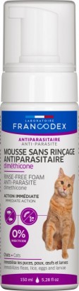 FRANCODEX Bezoplachová pěna pro kočky 150ml