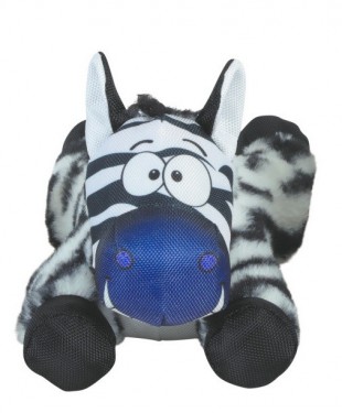 ZOLUX FRIENDS CALEB ZEBRA M plyš černobílá hračka pro psy