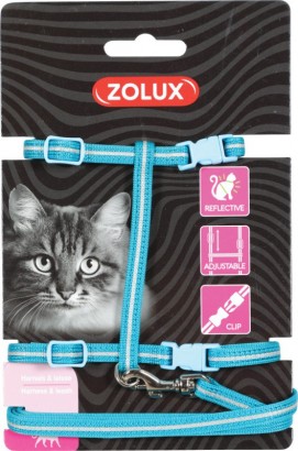 ZOLUX Postroj pro kočku s vodítkem 1,2m