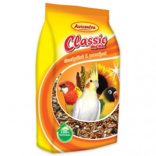 AVICENTRA Classic menu zrno pro malé a střední papoušky 1kg