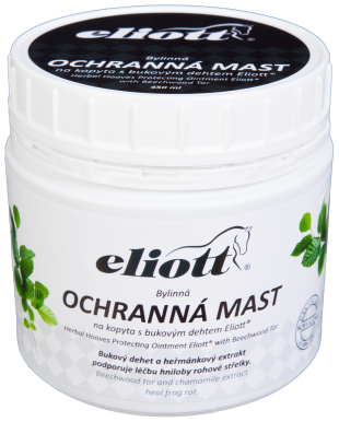 Ochranná mast na hnilobu kopyt s dehtem ELIOTT 450ml