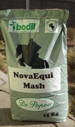 NovaEqui Mash krmení pro koně, 15 kg
