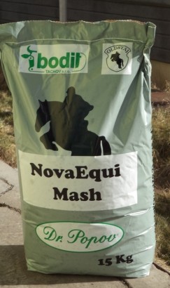 Krmení pro koně NovaEqui Mash, 15 kg