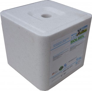 SOLSEL NATURAL solný liz pro koně, skot, ovce bílý 10kg