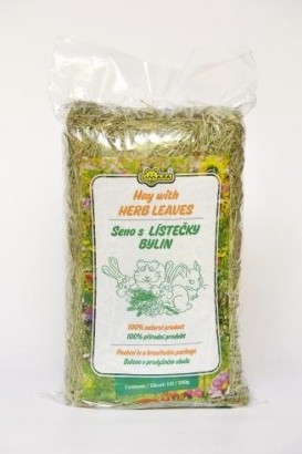 Seno Limara s lístečky bylin pro králíky a hlodavce 15l/500g 