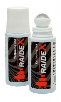 RAIDEX ROLL-ON tetovací barva pro prasata, telata černá, 65 ml  